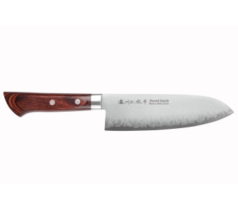 Pakkawood VG10 Satake Brown 17 cm Coltello santoku giapponese San Mai