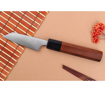 Shibata Koutetsu R2 8cm Faca de aparar japonesa kiritsuke feita à mão 2