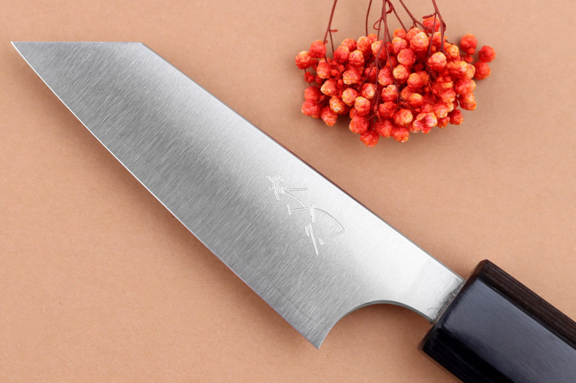 Shibata Koutetsu R2 8cm Faca de aparar japonesa kiritsuke feita à mão