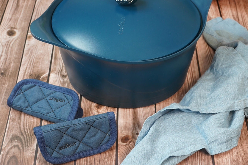 Par de agarraderas de algodón Cookut para l'Incroyable Cocotte para personalizar