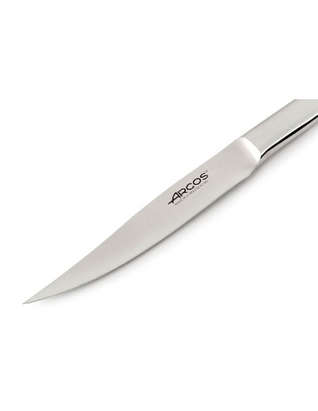 Set med 4 Arcos The Origin-stekknivar i rostfritt stål, slätt blad 11cm