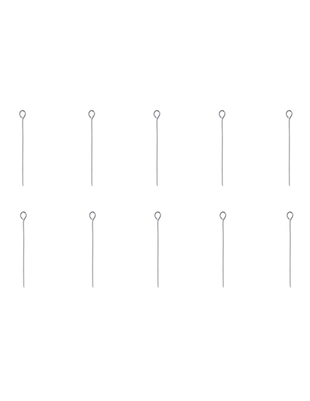 Set of 10 Gefu Volte stainless steel roulade picks