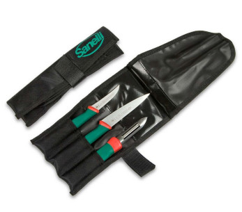 Juego flexible de 3 cuchillos y utensilios para verduras SANELLI Premana