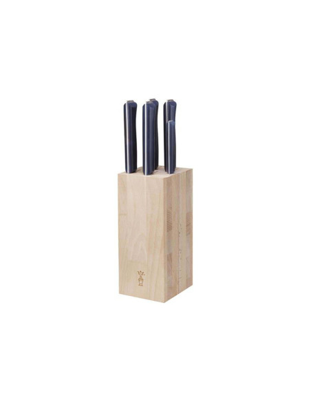 Opinel Intempora bloque de madera de haya de 5 cuchillos de cocina