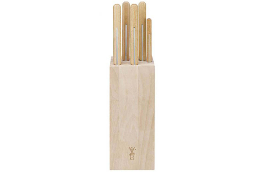 Block Buchenholz 5 Messer Küche Opinel Parallele
