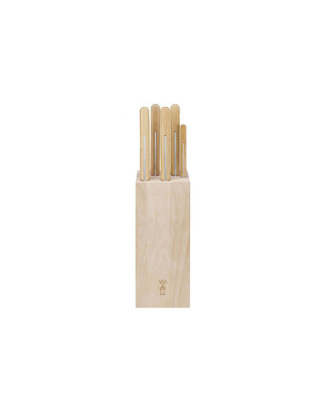Block Buchenholz 5 Küchenmesser Opinel Parallele Spezial Fleisch