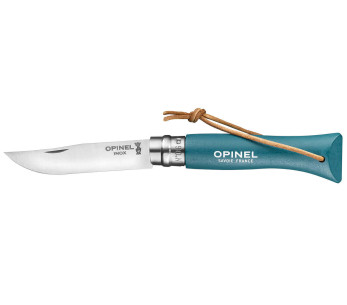 Navaja Opinel n°06 Baroudeur 7cm hoja mango turquesa