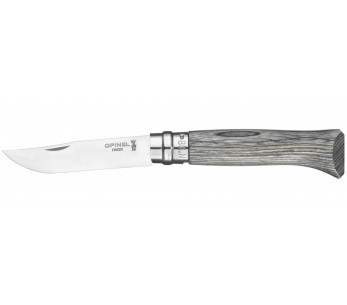 Opinel tradition n°8 lama in acciaio inox 8,5 cm ghiera in betulla lamellare 2