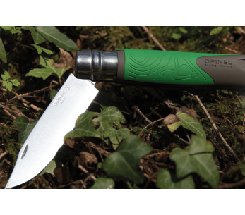 Opinel Explore multifunction folding knife Tire-Tique n°12 10cm blade green polymer handle 2
