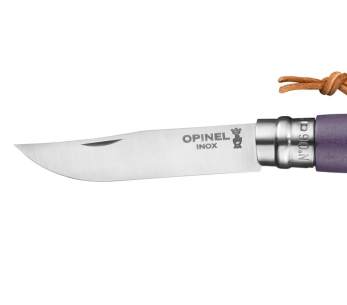 Canivete Opinel Baroudeur Colorama n°06 7cm lâmina cinzenta violeta cabo hornbeam 2