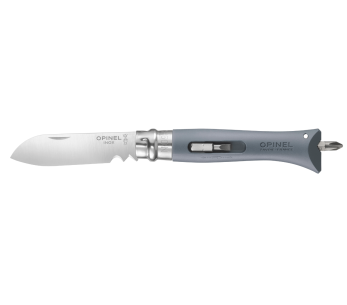 Opinel Bricolage taittoveitsi n°09 8cm terä harmaa polyamidikahva