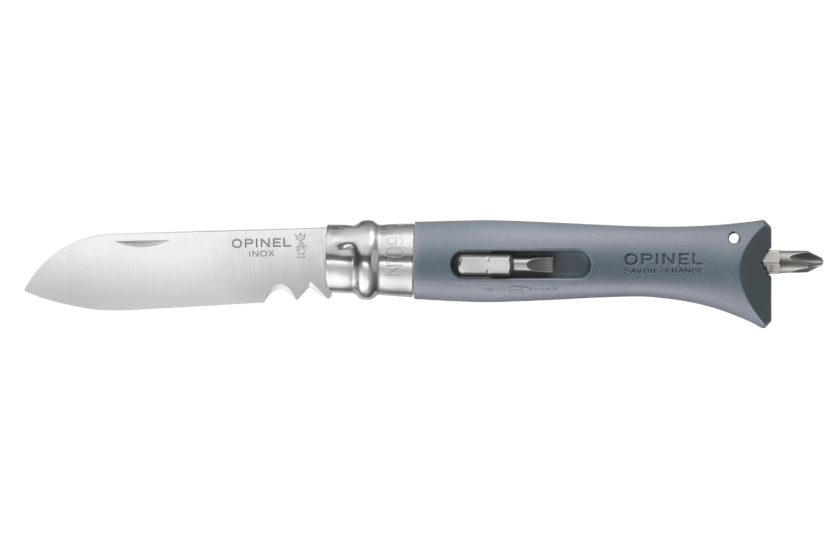 Opinel Bricolage foldekniv n°09 8 cm klinge grå polyamidhåndtag