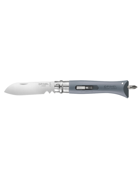 Opinel Bricolage folding knife n°09 8cm blade grey polyamide handle