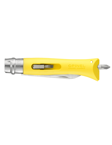 Opinel Bricolage vouwmes n°09 8cm lemmet oranje polyamide handvat