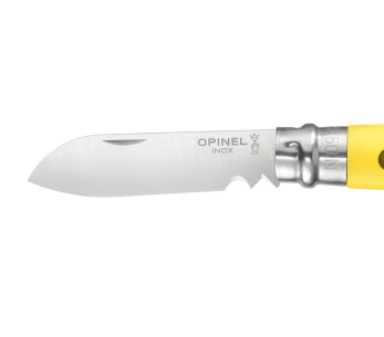 Navaja Opinel Bricolage n°09 8cm hoja mango poliamida naranja 2