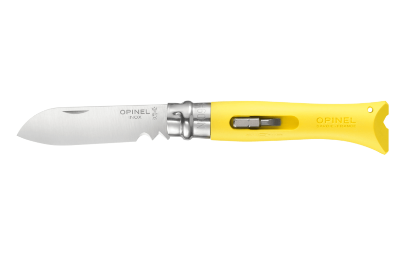 Opinel Bricolage coltello pieghevole n°09 lama da 8 cm manico in poliammide arancione