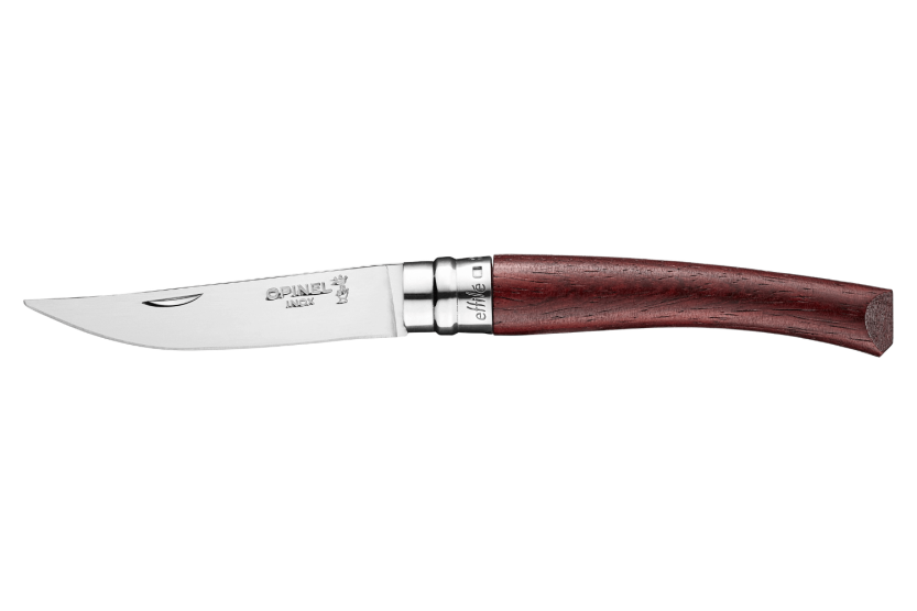 Opinel Effilé taittoveitsi n°08 8cm poliglace terä padouk kahva