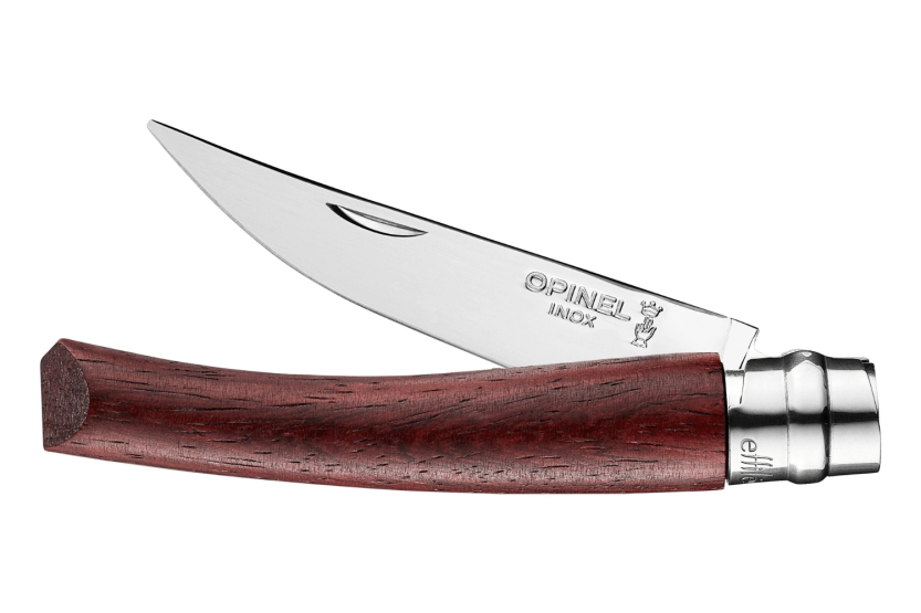 Faca dobrável Opinel Effilé n°08 8cm lâmina poliglace cabo padouk