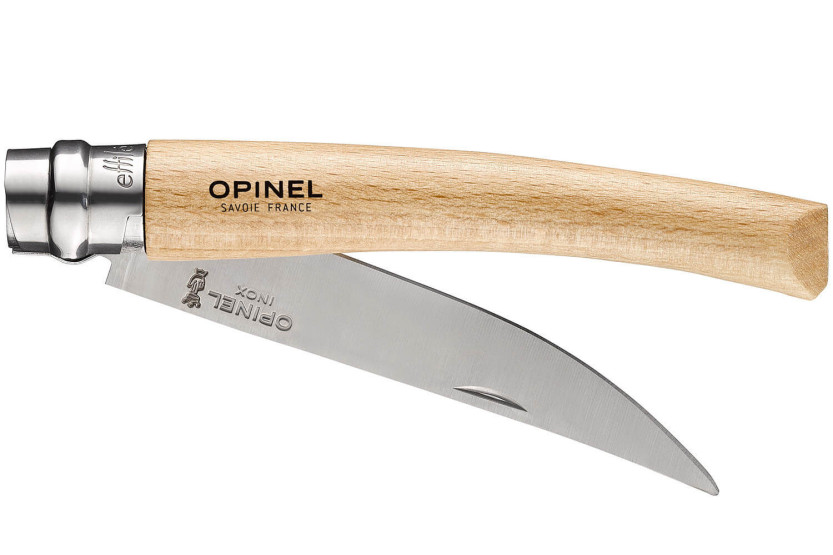 Opinel Effilé n°10 folding knife 10cm blade beech handle