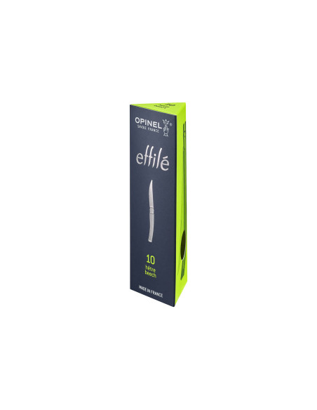 Opinel Effilé n°10 foldekniv 10 cm blad bøgegreb