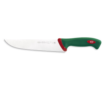 Cuchillo carnicero profesional SANELLI Premana 22cm hoja mango verde