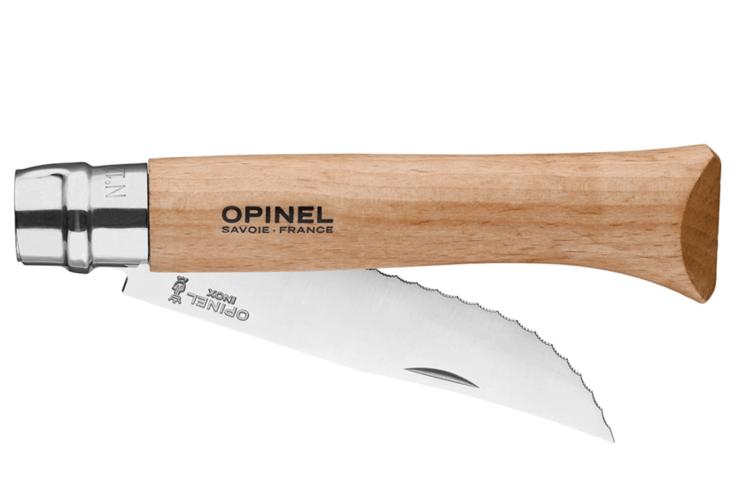 Opinel taittoveitsi n°12 hammastettu terä 12cm pyökki kahva