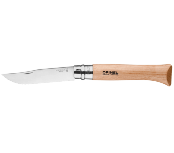 Opinel vouwmes n°12 gekarteld lemmet 12cm beukenhouten handvat