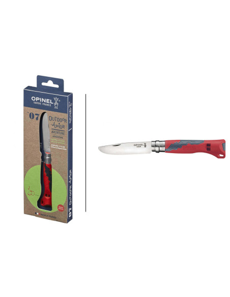 Couteau pliant Opinel Outdoor Junior N°07 lame 7cm manche bi matière