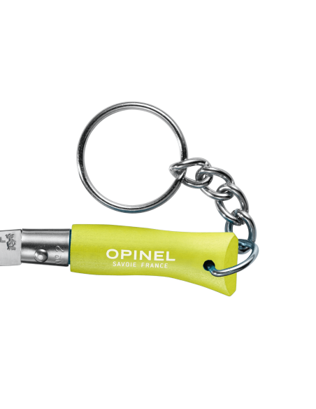 Canivete dobrável Opinel Colorama chaveiro n°02 3,5cm lâmina cabo anis charme