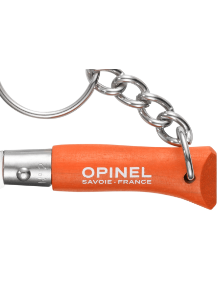 Opinel folding knife Colorama keyring n°02 3.5cm blade orange charm handle