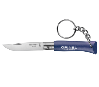 Opinel taittoveitsi Colorama avaimenperä n°04 5cm terä tummansininen sarvikahva tummansininen sarvi