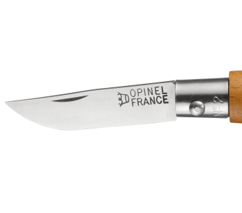 Opinel Tradition Carbone coltello pieghevole n°02 Lama da 3,5 cm manico in faggio + ghiera girevole 2