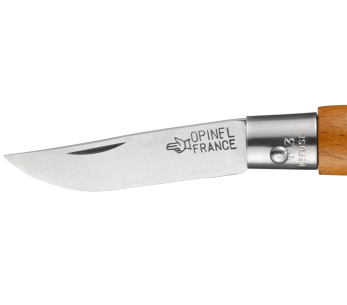 Faca dobrável Opinel Tradition Carbone n°03 Cabo em faia com 4 cm de lâmina 2