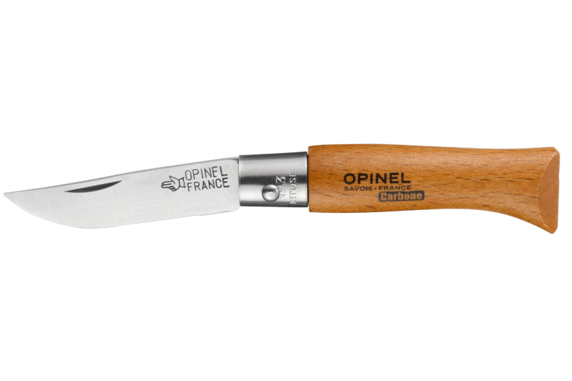 Opinel Tradition Carbone coltello pieghevole n°03 lama 4cm manico in faggio