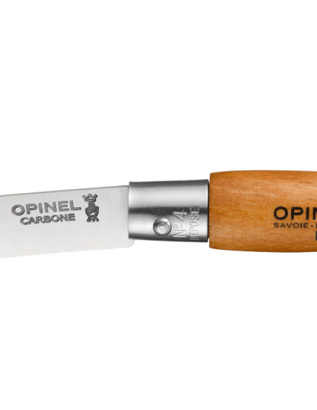Opinel Tradition Carbone fällkniv n°04 5cm blad bokträhandtag