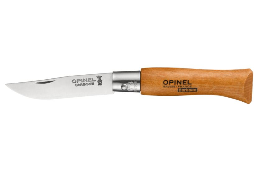 Opinel Tradition Carbone fällkniv n°04 5cm blad bokträhandtag