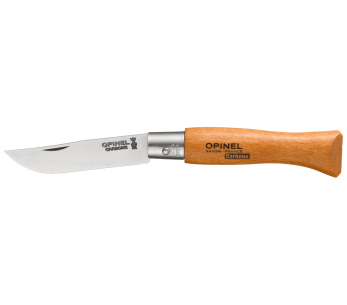 Opinel Tradition Carbone fällkniv n°05 6cm blad bokträhandtag