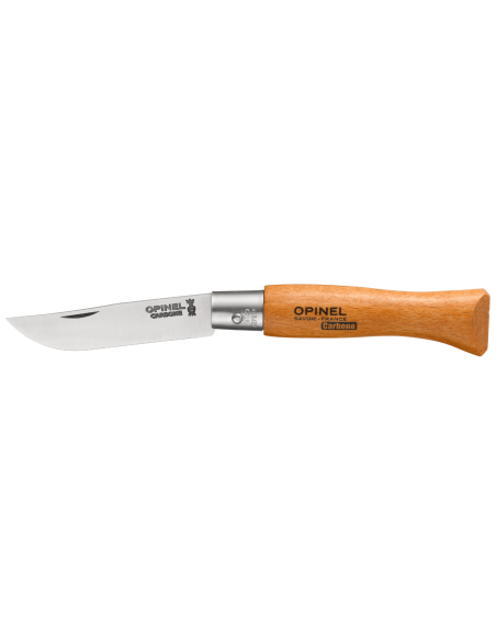 Opinel Tradition Carbone vouwmes n°05 6cm lemmet beukenhouten handvat