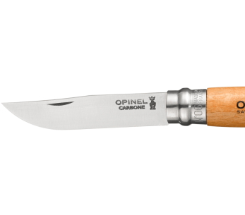 Opinel Tradition Carbone coltello pieghevole n°06 lama 7cm manico in faggio + ghiera girevole 2