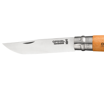Opinel Tradition Carbone n°12 coltello pieghevole lama 12 cm manico in faggio 2