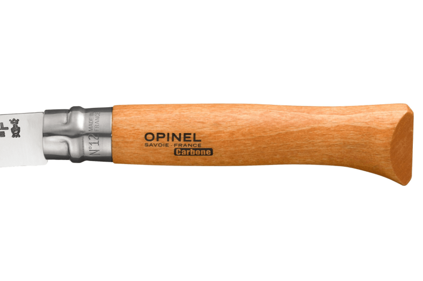 Klappmesser Opinel Tradition Carbone n°12 Klinge 12cm Buchenholzgriff