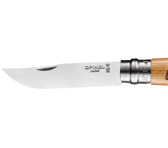 Opinel Tradition taittoveitsi Animalia kaiverrukset n°08 8,5cm terä tammi kahva karhu design 2