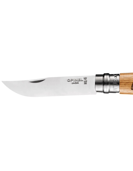 Opinel Tradition foldekniv Animalia Engravings n°08 8,5cm blad eikeskaft bjørn design