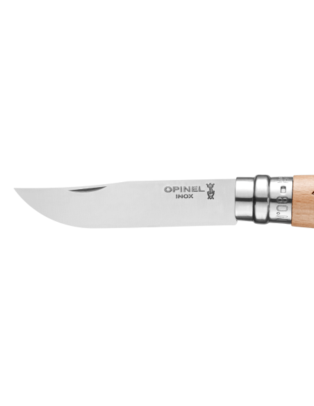 Opinel foldekniv Tradition Gravures Rando n°08 8,5 cm klinge bøgegreb