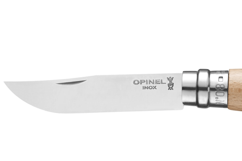 Klappmesser Opinel Tradition Gravures Ski n°08 Klinge 8,5cm Buchenholzgriff