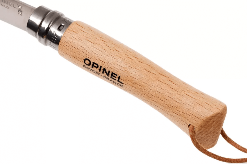 Opinel Tradition Inox Baroudeur foldekniv n°07 8cm blad bøk håndtak