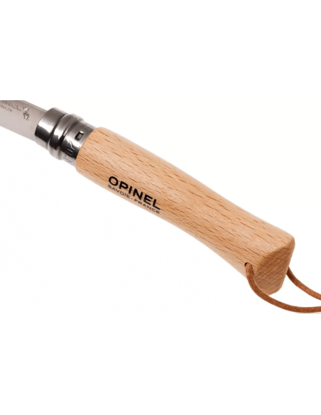 Opinel Tradition Inox Baroudeur foldekniv n°07 8cm blad bøk håndtak