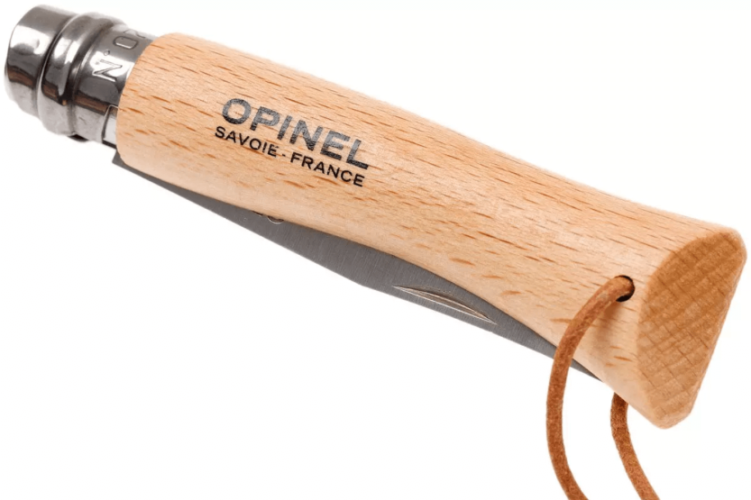 Navaja Opinel Tradition Inox Baroudeur n°07 8cm hoja mango haya