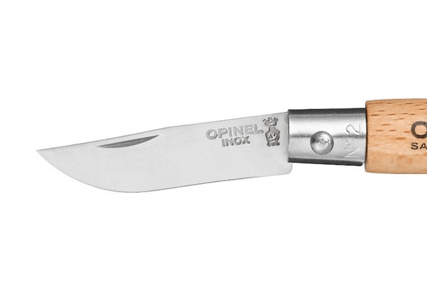 Navaja Opinel Tradition acero inoxidable n°02 hoja 3,5cm mango haya