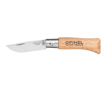 Opinel Tradition Inox taittoveitsi n°02 3.5cm terä pyökki kahva